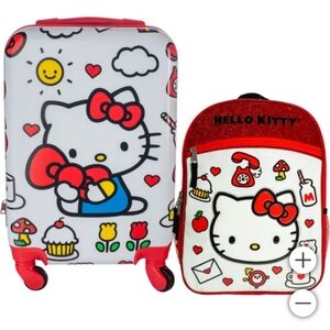 Kids Licensed Carry-on & Backpack Luggage Set, new, Hello Kitty , Sanrio